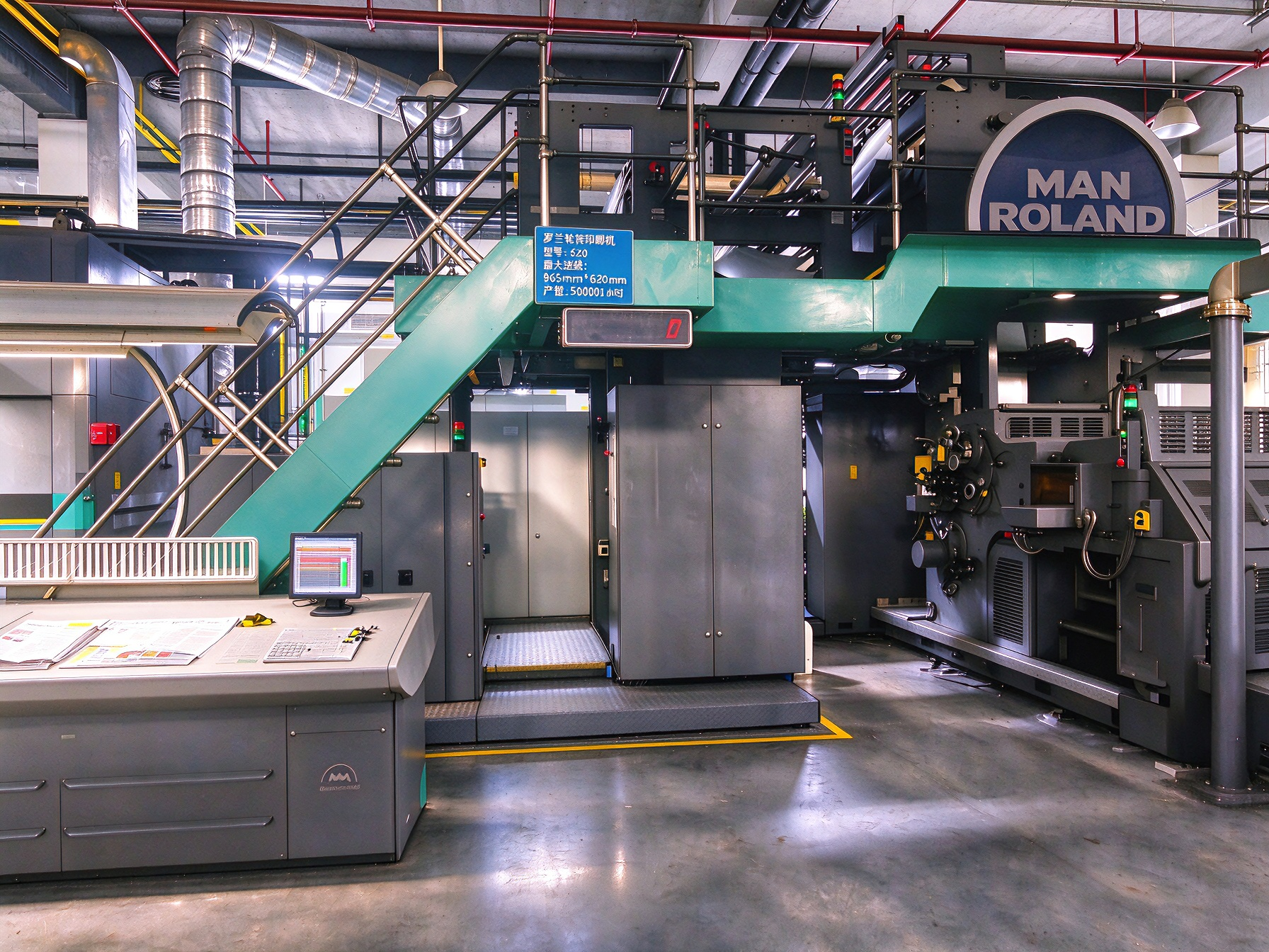 MAN ROLAND web rotary printing press for high volume bible thin paper printing in printing factory