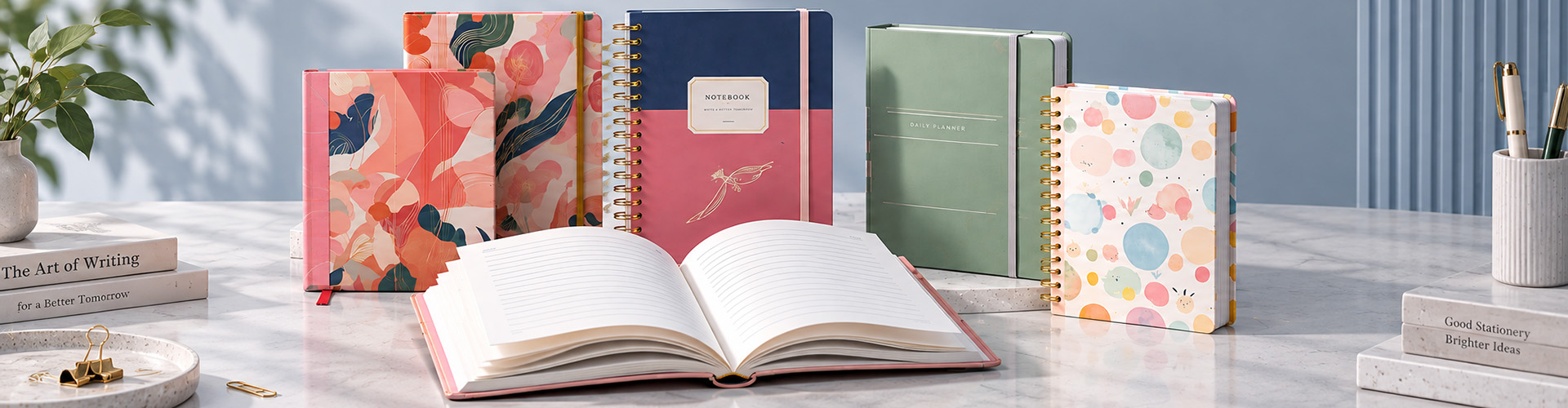 Custom notebook and journal printing