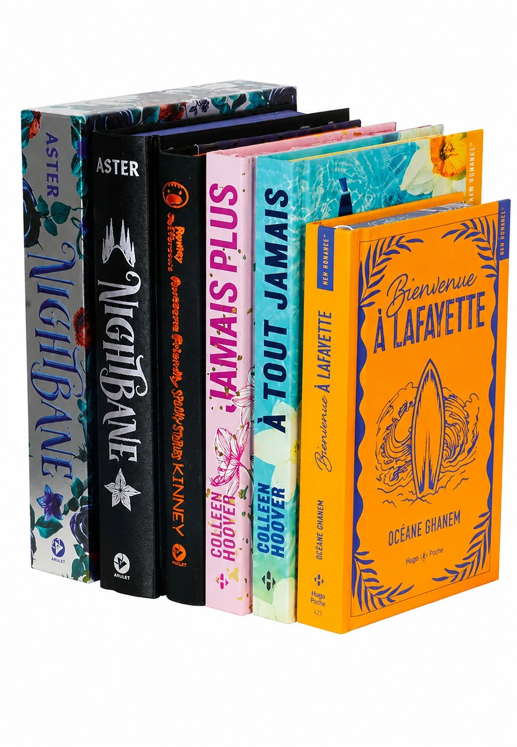 Custom hardcover book printing with colorful painted edges and premium binding