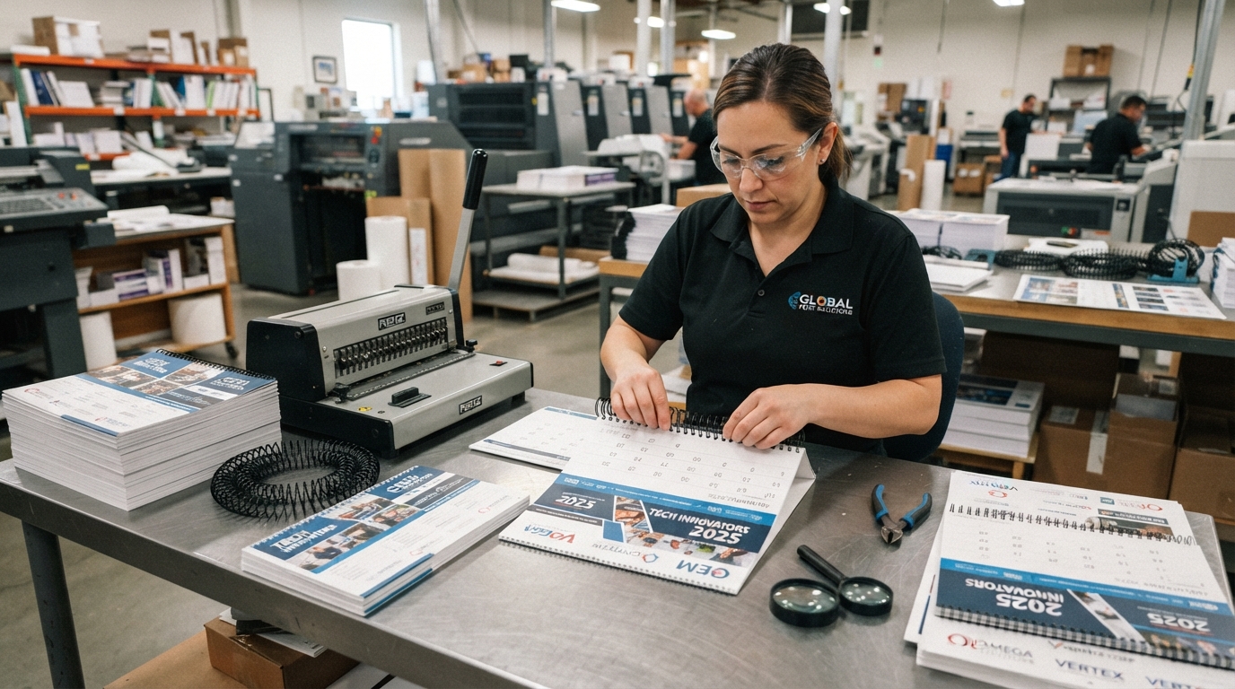 OEM desk calendar printing