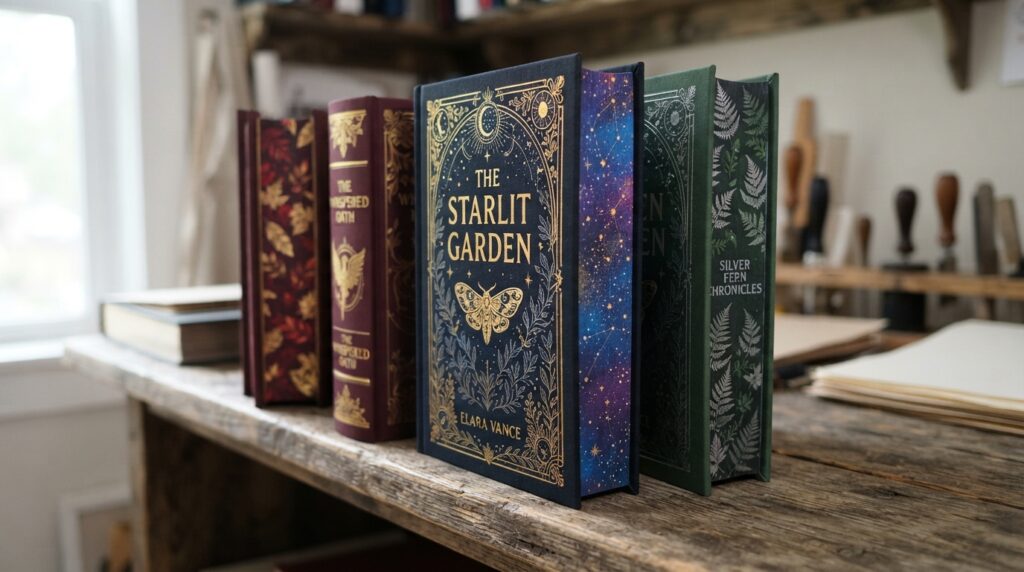 hardcover book printing with sprayed edges