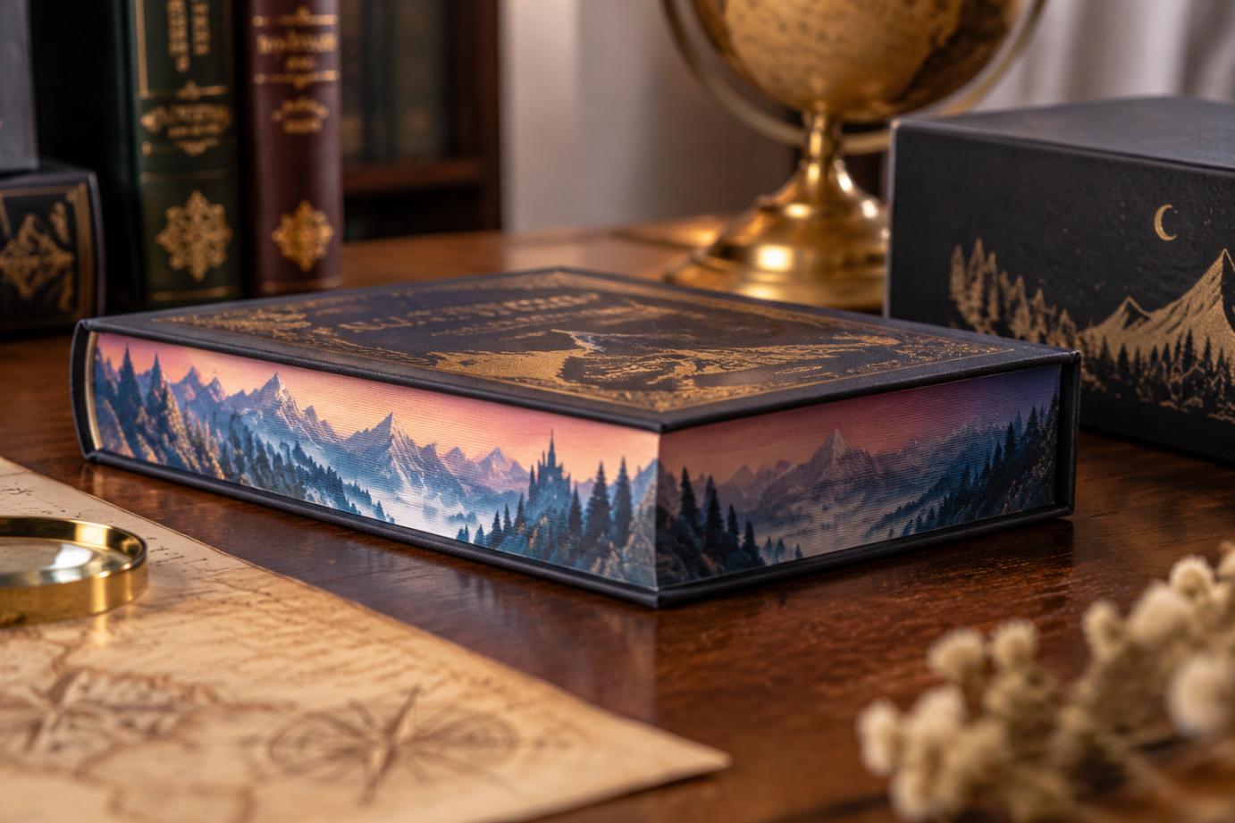 Custom Hardcover Book Printing with Sprayed Edges